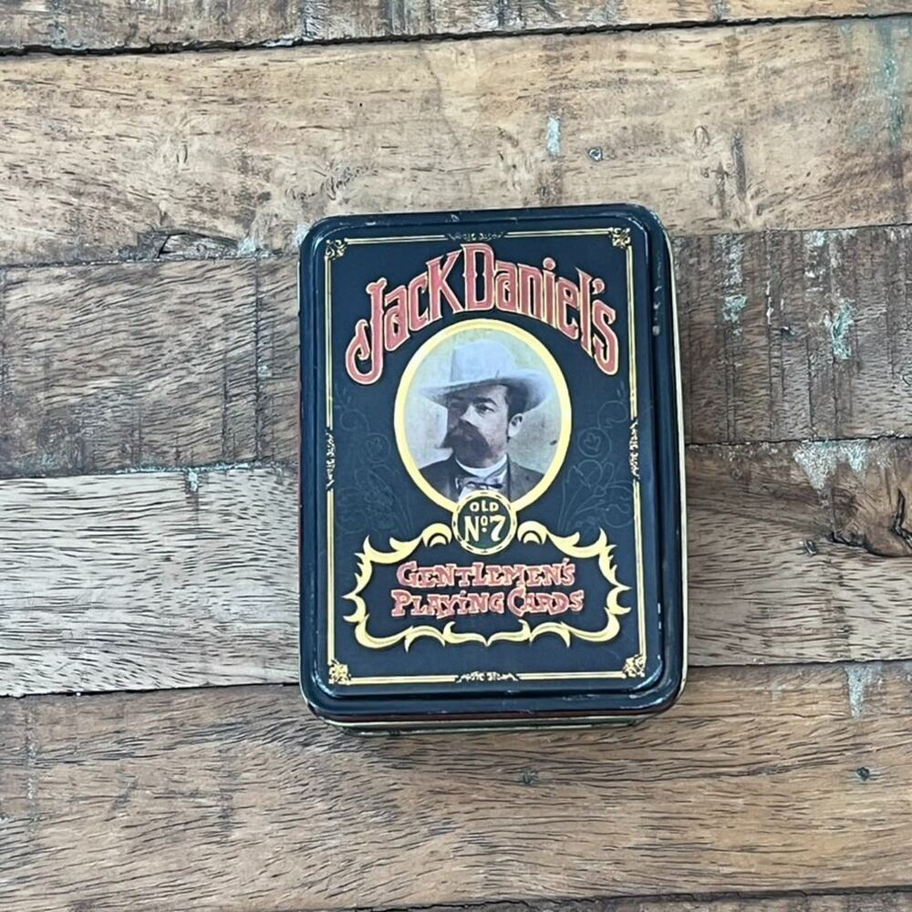 Jack Daniel's Tin Gentlemen's Playing Cards Old #7 Hudson Scott England